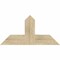 Ekena Millwork Portland Rough Sawn Timber Gable Bracket, Douglas Fir, 36"W x 18"H x 6"D x 6"F, 12/12 Pitch GBW036X18X0606POR00RDF - alternate 1